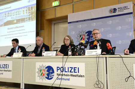 Pressekonferenz zur Verhaftung von Marcel H. in Dortmund