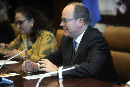 Albert von Monaco bei der UN in New York