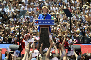 Hillary Clinton startet ihre Wahlkampagne in New York