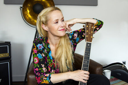 Pressetermin mit Tina Dico in Berlin