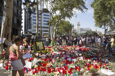 Las Ramblas nach dem Terroranschalg in Barcelona