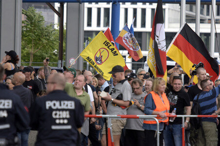 'Merkel muss weg' Demo in Berlin