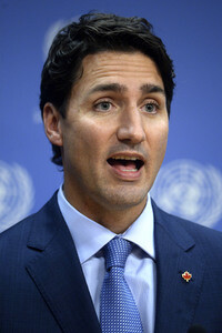 Pressekonferenz mit Justin Trudeau in New York