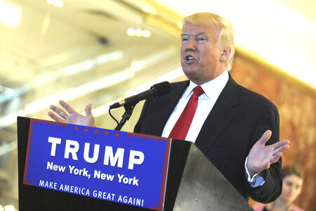 Donald Trump Pressekonferenz in New York