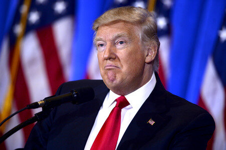 Donald Trump Pressekonferenz in New York