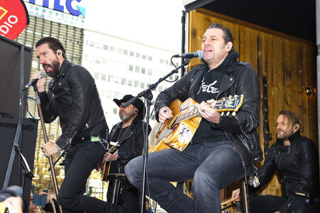 Straßenkonzert von The BossHoss in Berlin
