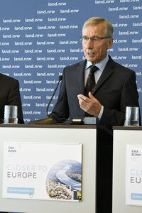 Presskonfernez zu EMA Bewerbung in Düsseldorf