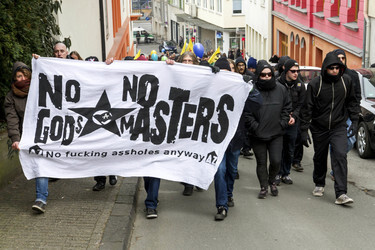Demo gegen Rassismus, Salafisten und Pegida, Wuppertal