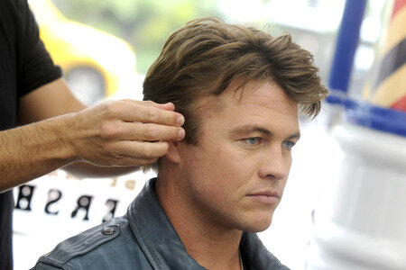 Pressetermin mit Luke Hemsworth in New York