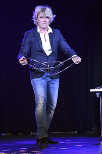 Pressetermin mit Hans Klok in München
