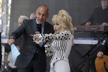 Dolly Parton bei der NBC-Show 'Today', New York