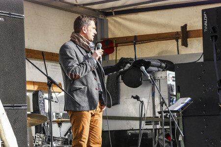 Martin Dulig bei den Gegendemos zu Pegida