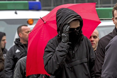 Pegida Demonstration, Wuppertal