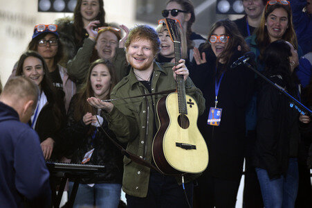 Auftritt von Ed Sheeran in New York