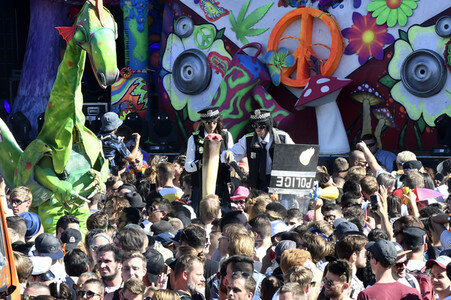 Street Parade 2018 in Zürich