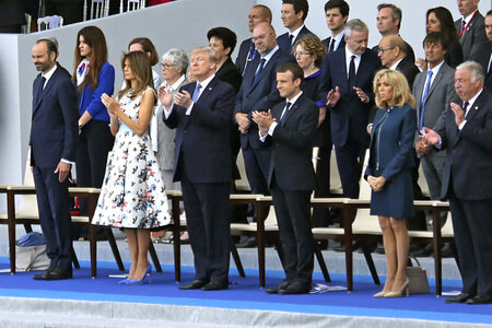 Militärparade zum französischen Nationalfeiertag in Paris