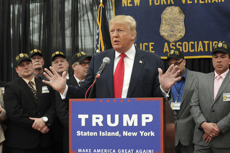 Rede von Donald Trump in New York