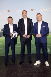 ZDF und ARD-Fußball-WM-Pressekonferenz in Hamburg