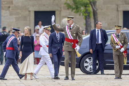König Felipe bei Ordensverleihung in San Lorenzo de El Escorial