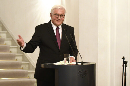Gesprächsrunde in der Villa Hammerschmidt in Bonn