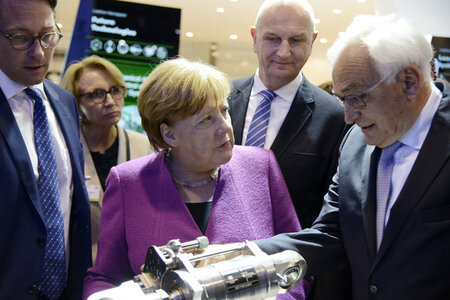 Eröffnung der Luftfahrtmesse ILA 2018 in Berlin