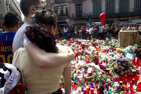 Las Ramblas nach dem Terroranschalg in Barcelona