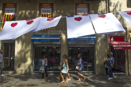 Las Ramblas nach dem Terroranschalg in Barcelona