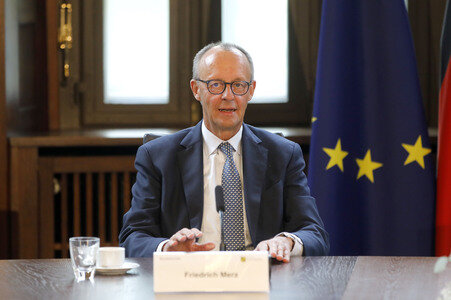 Antrittsbesuch von Bundeskanzler Friedrich Merz im Freistaat Sachsen in Dresden