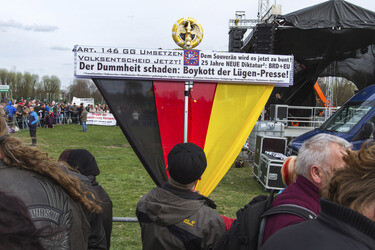 Pegida Demonstration, Dresden