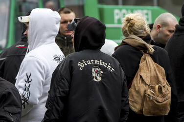 Pegida Demonstration, Wuppertal