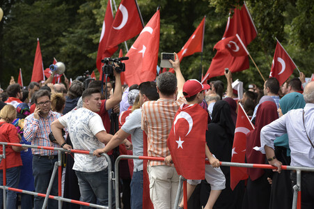 Protest gegen versuchten Militärputsch in der Türkei