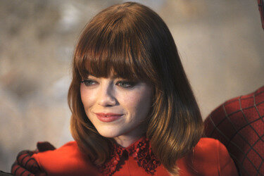 Der 'The Amazing Spider-Man 2' Cast schaltet das Licht im  Empire State Building an, New York