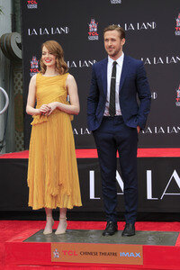 Hand and Footprint Ceremony mit Emma Stone und Ryan Gossling in Los Angeles