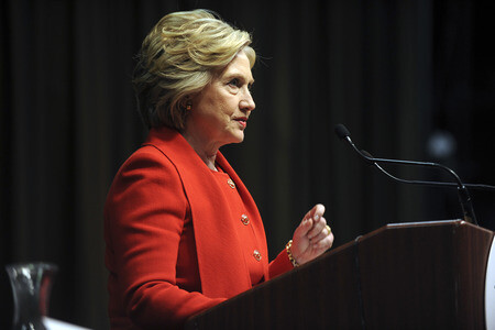Hillary Clinton spricht auf der NAN Convention in New York