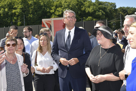 Pressekonferenz 65 Jahre Mauerbau in Berlin
