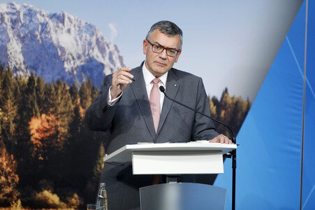 Pressekonferenz von Markus Söder in München