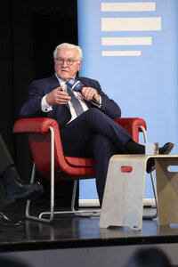 Besuch von Frank-Walter Steinmeier in Hoyerswerda