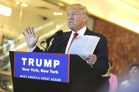 Donald Trump Pressekonferenz in New York