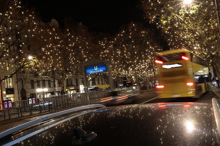 Weihnachtsbeleuchtung am Kudamm 2025 in Berlin