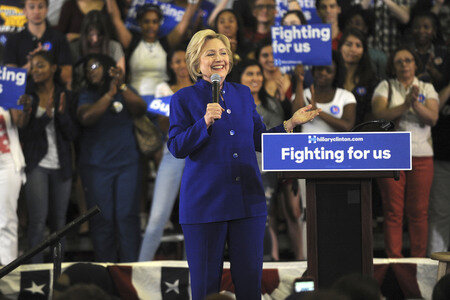 Wahlkampfrede von Hillary Clinton  in Newark