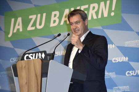 Schlusskundgebung der CSU zur Landtagswahl in München