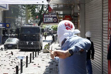 Maidemonstration in Istanbul