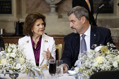 Besuch von Königin Silvia von Schweden in München