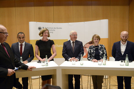 Podiumsdiskussion mit Frank-Walter Steinmeier in Brühl