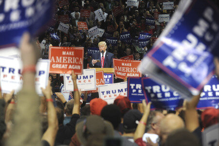 Donald Trump Wahlkampfveranstaltung in Wilkes-Barre