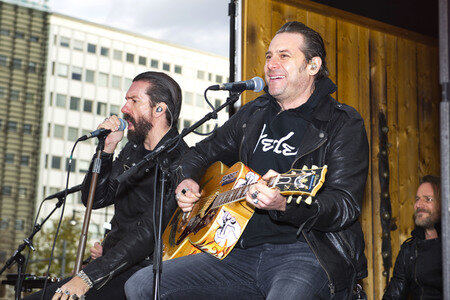 Straßenkonzert von The BossHoss in Berlin