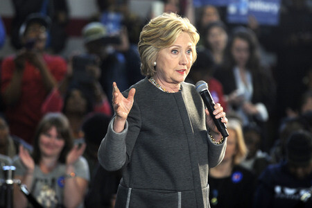 Wahlkampfrede von Hillary Clinton in New York