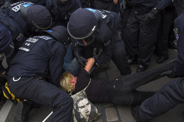Gegendemonstration zum 'Marsch für das Leben', Berlin