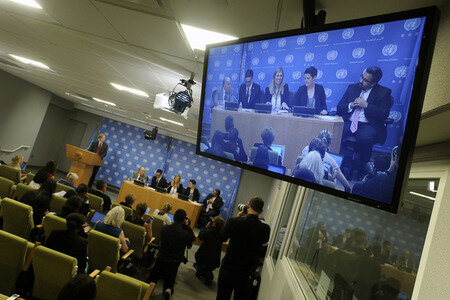 ICAN Pressekonferenz bei der UN in New York