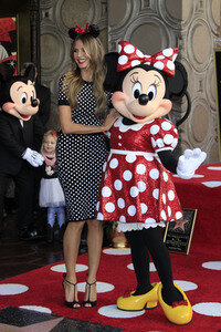 Minnie Mouse erhält einen Stern auf dem Hollywood Walk of Fame in Los Angeles